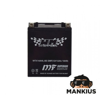 BATTERY WTX14AHL-BS ( YTX14AHL-BS ) 12 VOLT SMF