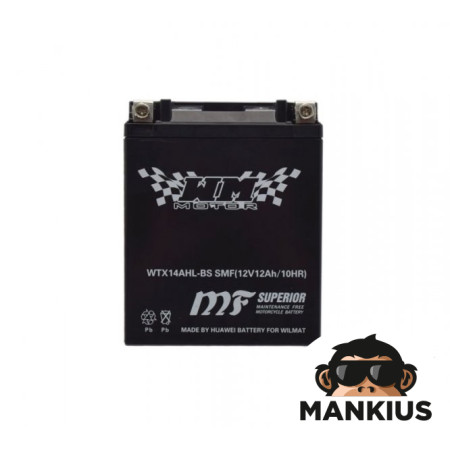 BATTERY WTX14AHL-BS ( YTX14AHL-BS ) 12 VOLT SMF