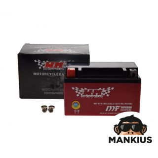 BATTERY WTX7A-BS ( YTX7A-BS ) (GEL) WM MOTOR 12 VOLT