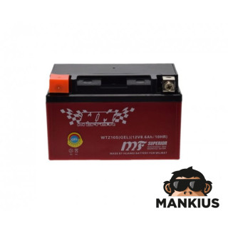 BATTERY WTZ10S ( YTZ10S ) (GEL) WM MOTOR 12 VOLT