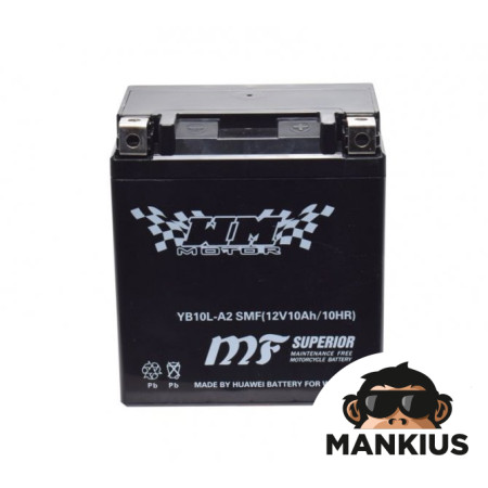 BATTERY YB10L-A2 WM MOTOR 12 VOLT SMF