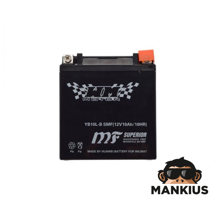 BATTERY YB10L-B WM MOTOR 12 VOLT SMF