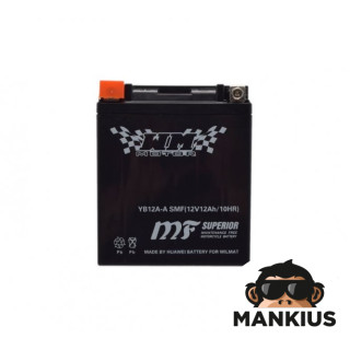 BATTERY YB12A-A WM MOTOR 12 VOLT SMF