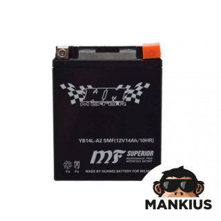 BATTERY YB14L-A2 WM MOTOR 12 VOLT SMF