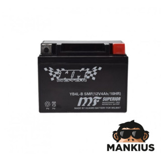 BATTERY YB4L-B WM MOTOR 12 VOLT SMF