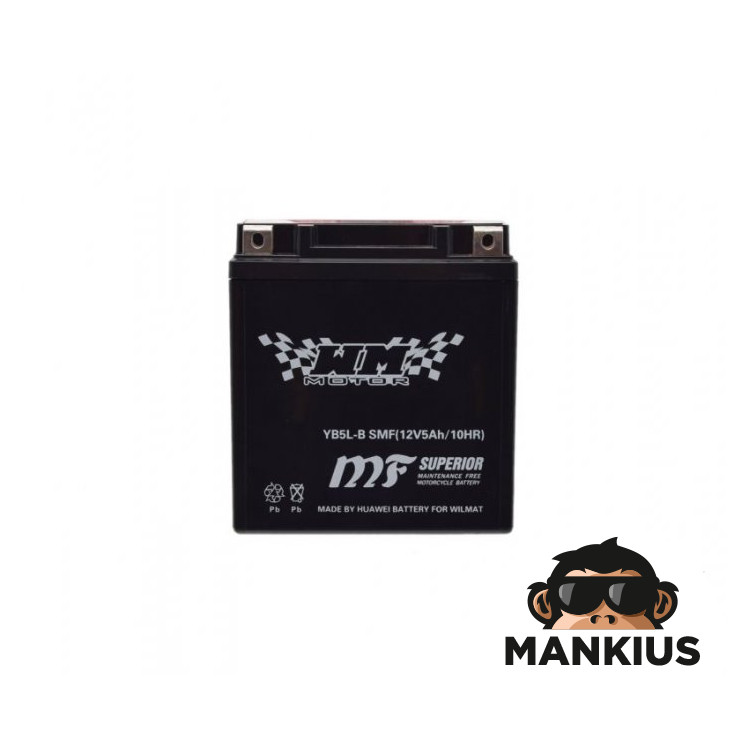 BATTERY YB5L-B WM MOTOR 12 VOLT SMF