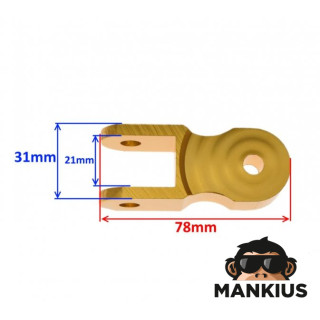 Amortizatoriaus pratęsimo ADAPTERIS SK. 8 mm AUKSO