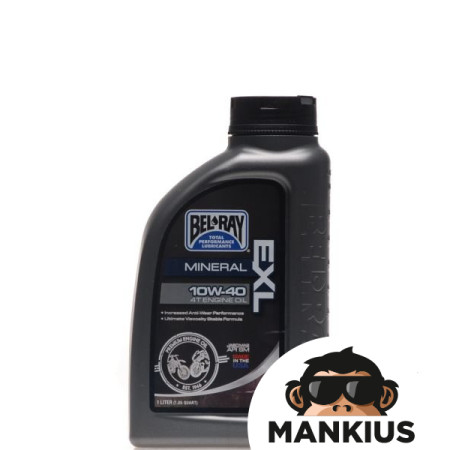 BEL-RAY EXL MINERAL OIL 4T 10W-40 1L