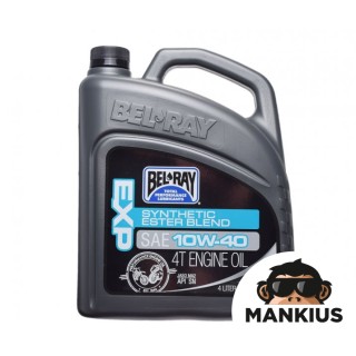 BEL-RAY EXP pusiau sintetinis. ESTER BL. 4T 10W-40 4L