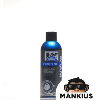 BEL-RAY FOAM AIR FILTER OIL SPRAY 400ml