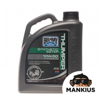 BEL-RAY WORKS THUMPER SYN.ESTER 4T 10W-50 4L