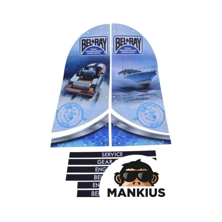 LIKDUKŲ RINKINYS EKRANUI BEL-RAY BR99146/99147 MARINE