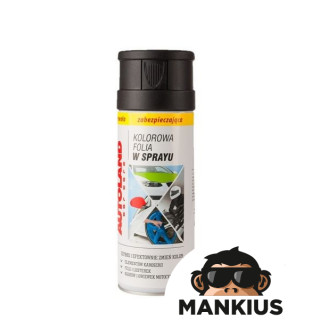 LIQUID PLASTIC FILM SPRAY, BLACK MATT 0,4 L