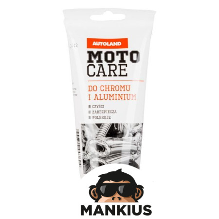 MOTO CARE, CHROME IR ALUMINIUM CLEAN/POLISH 150 ml