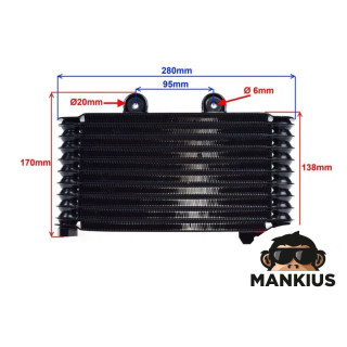 RADIATOR, COOLANT FOR SUZUKI GSF600