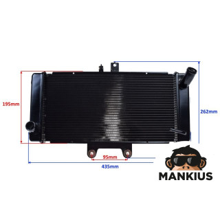 RADIATOR, COOLANT FOR SUZUKI GSF650