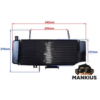 RADIATOR, COOLANT FOR SUZUKI SV650S