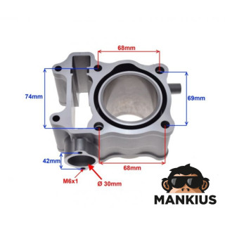 CYLINDER FOR HONDA SH125 52.40mm 12100-KGF-910