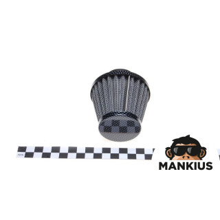 AIR FILTER, CONE CARBON-LOOK 50 mm