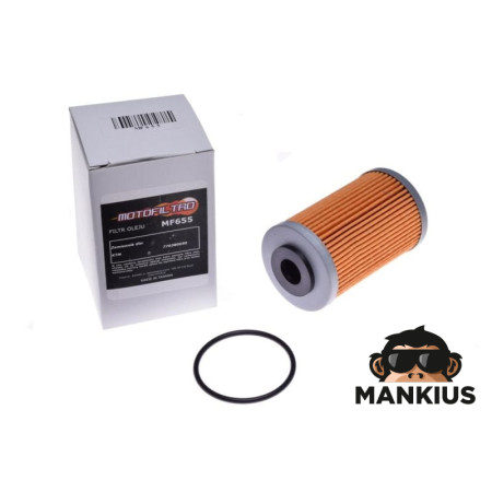 FILTER, OIL MOTOFILTRO MF655 (HF655) REPL. KTM 770380050