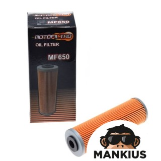 MOTOFILTRO MF650 ALYVOS FILTRAS (PAKEITIMAS HF650), skirtas HUSQVARNA KTM