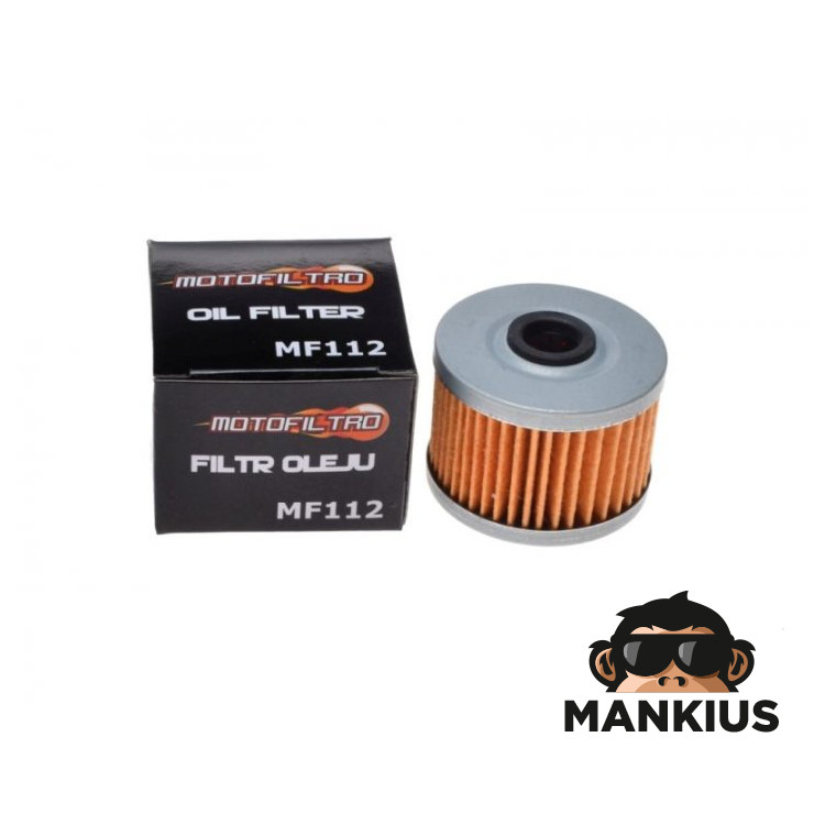 OIL FILTER MF112 (HF112) MOTOFILTRO 15410-KF0-010