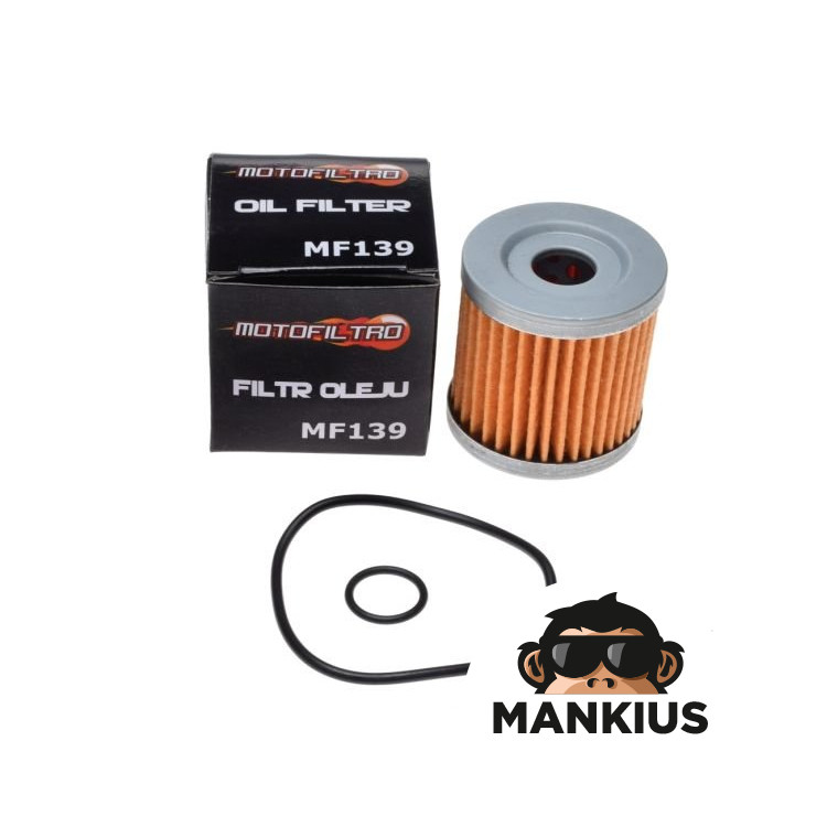 OIL FILTER MF139 (HF139) MOTOFILTRO 16510-29F00