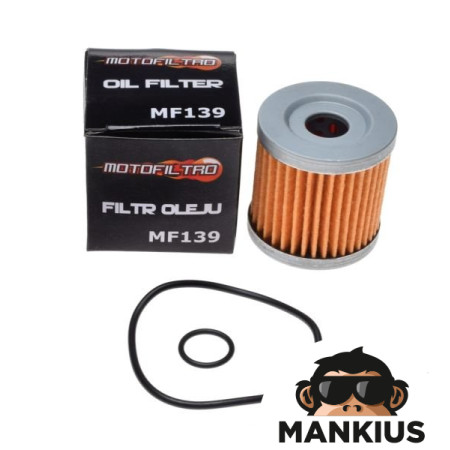 OIL FILTER MF139 (HF139) MOTOFILTRO 16510-29F00