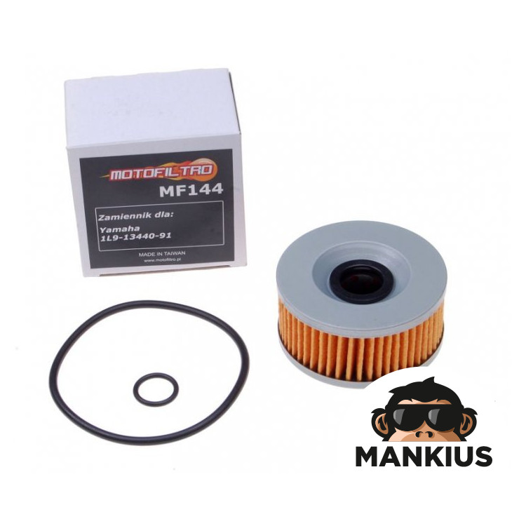 OIL FILTER MF144 (HF144)MOTOFILTRO 1L9-13440-91