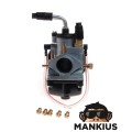 KARBIURATORIUS 21mm 2T TUNINGO CABLE DROSELIO+JET RINKINYS