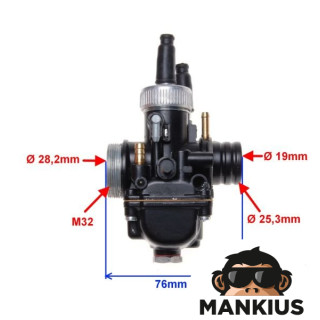 CARBURETOR ASSY REPLACING DELLORTO TYPE PHBG