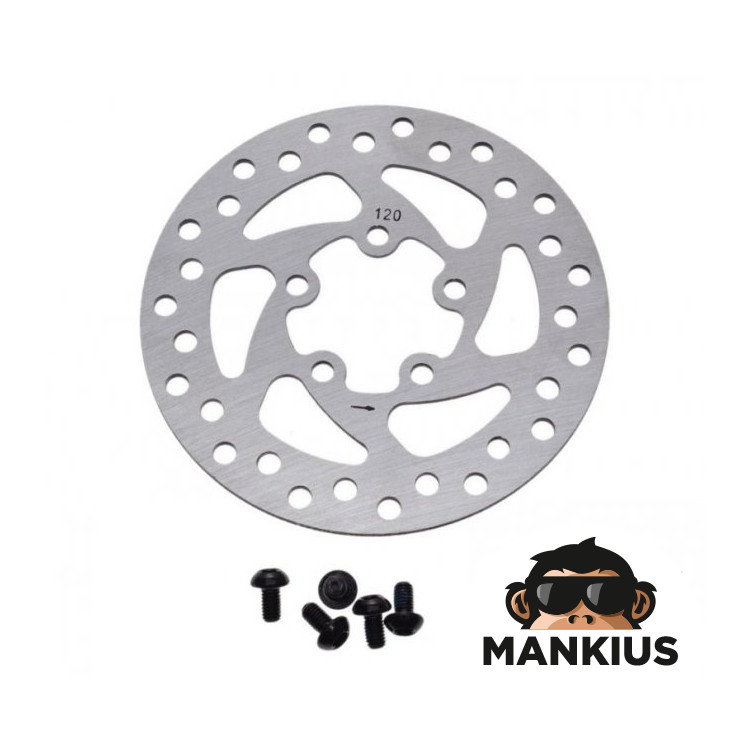 ROTOR, BRAKE DISC 120mm FOR XIAOMI M365