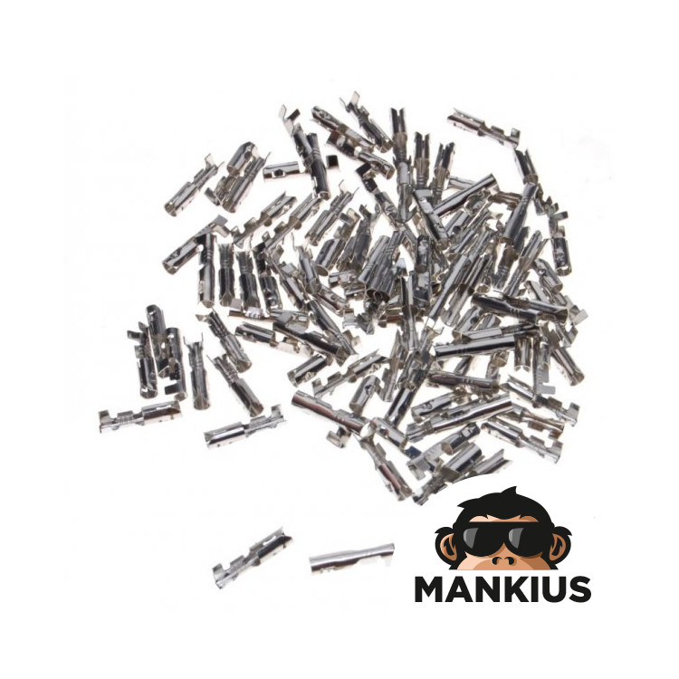 CONNECTOR END, FEMALE, 3.5mm ROUND, 100 pcs PACK