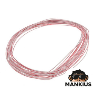 WIRE 0,5 mm 10 M, White/Red