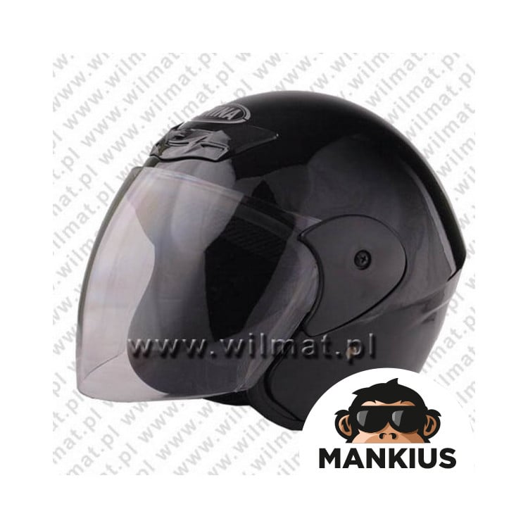 HELMET OPEN FACE TYPE TN-8661 BLACK S W/O ECE