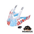 MX437 EVO PEAK FUNKY RED WHITE