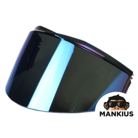 VISOR, IRIDIUM BLUE LS2 FF399 HELMET