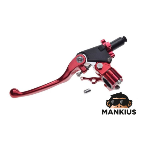 FLEXIBLE CLUTCH LEVER MOTOCROSS RED