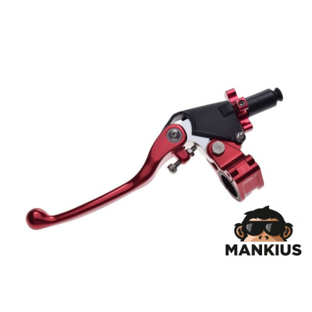 FLEXIBLE CLUTCH LEVER MOTOCROSS RED