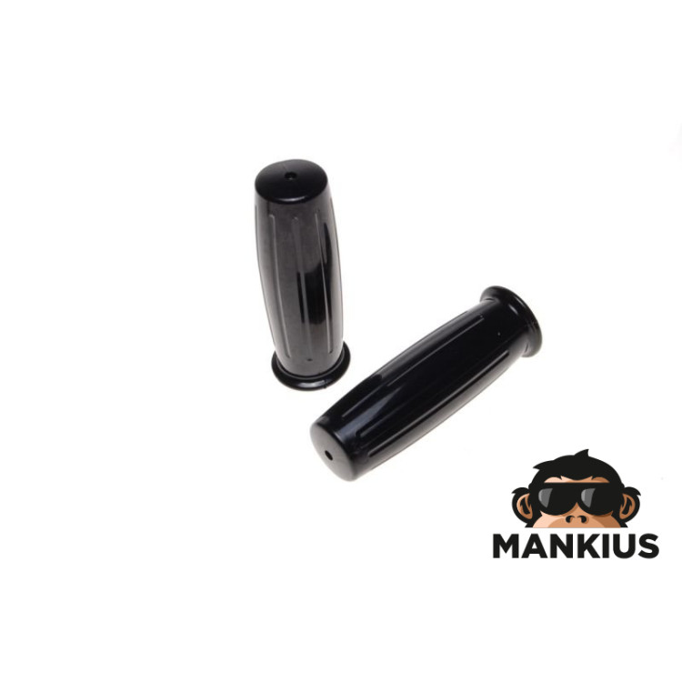 GRIP, HANDLEBAR VINTAGE 1-1/8"+1" BLACK