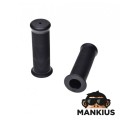 GRIP, VARENA VINTAGE 1"+7/8" 124 mm JUODA