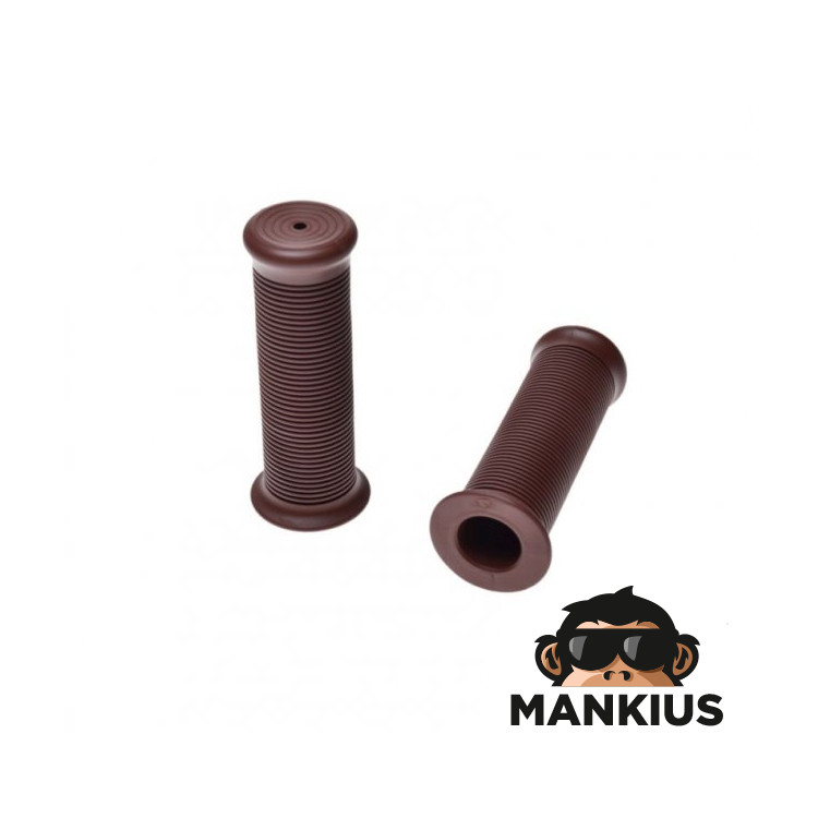 GRIP, HANDLEBAR VINTAGE 1"+7/8" 124 mm BROWN