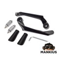 VARENOS GRANČIŲ APSAUGINĖS JUOS RINKINYS BMW S1000R S1000RR C400X C400GT BLACK
