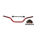 VARENA BEKELYJE 22 mm ALUMINIO RAUDONA