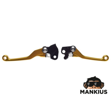 LEVER SET, BRAKE+CLUTCH ADJUSTABLE FOR KAWASAKI