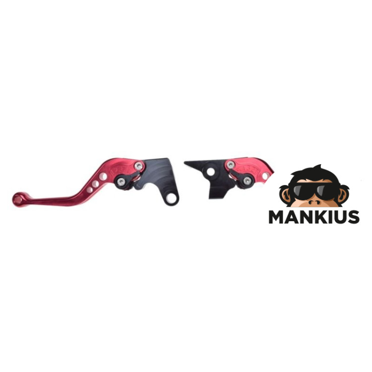 LEVER SET, BRAKE+CLUTCH ADJUSTABLE FOR YAMAHA RED