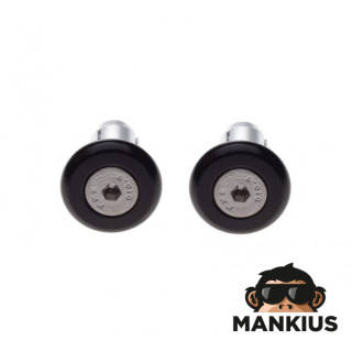 PLUG, HANDLEBAR END black