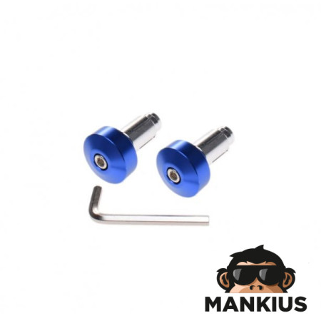 PLUG, HANDLEBAR END BLUE