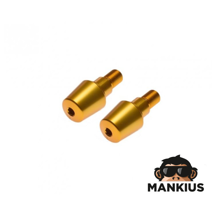 PLUG, HANDLEBAR END GOLD FOR YAMAHA M16X1.5