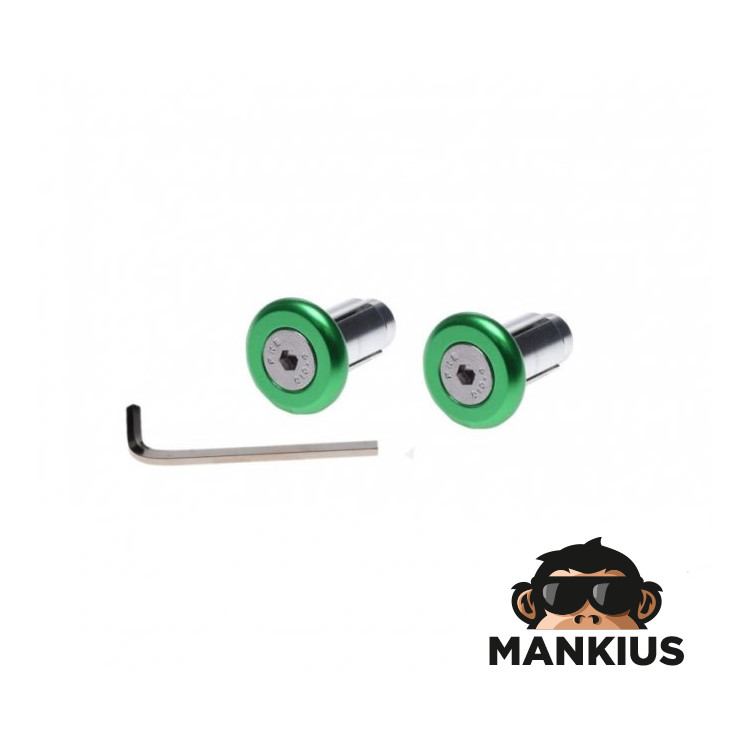 PLUG, HANDLEBAR END GREEN